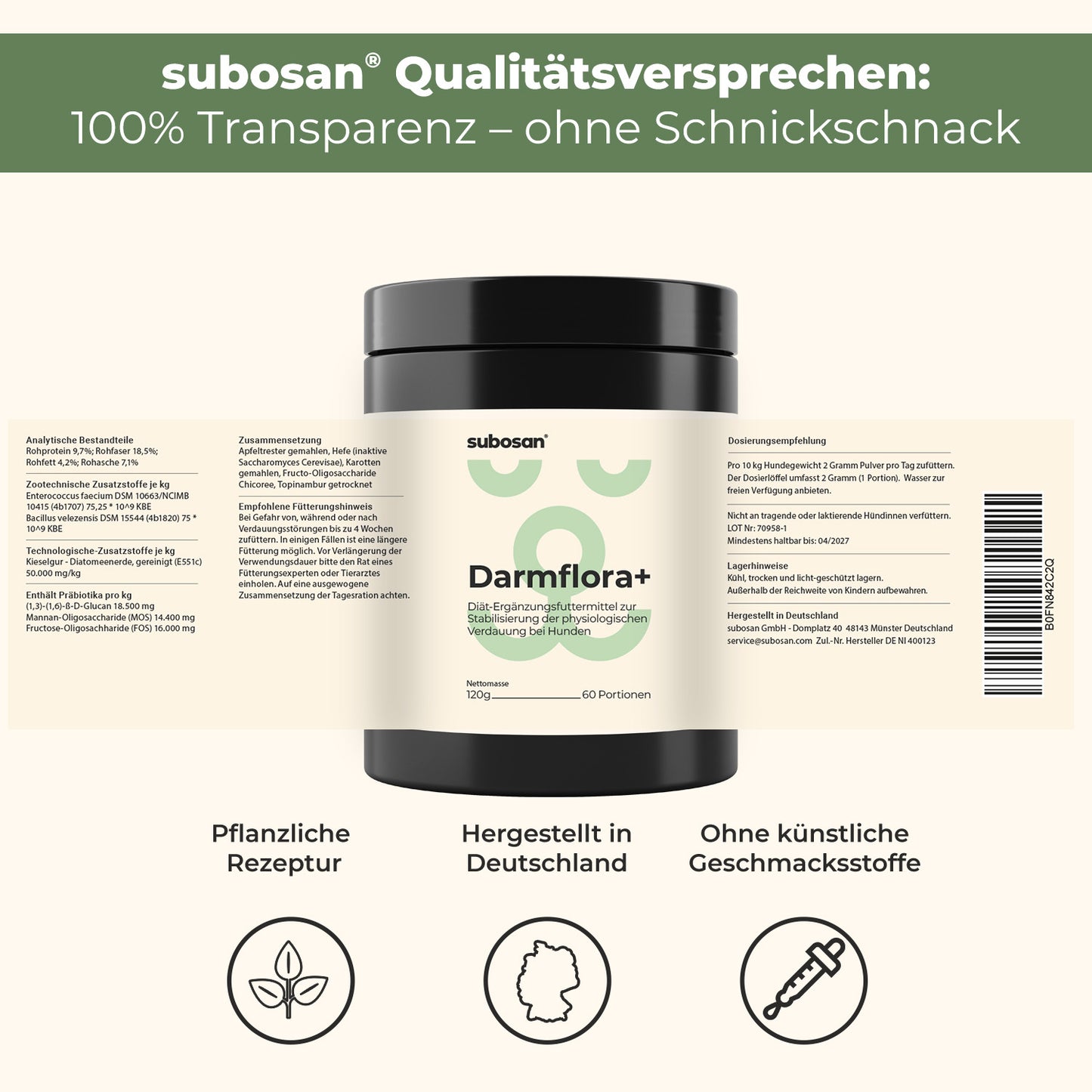 Darmflora+ Probiotika für Hunde