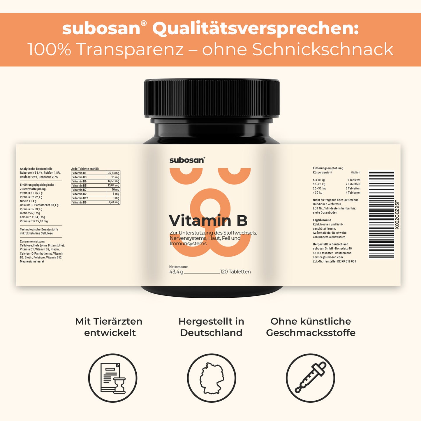 Vitamin B Komplex für Hunde