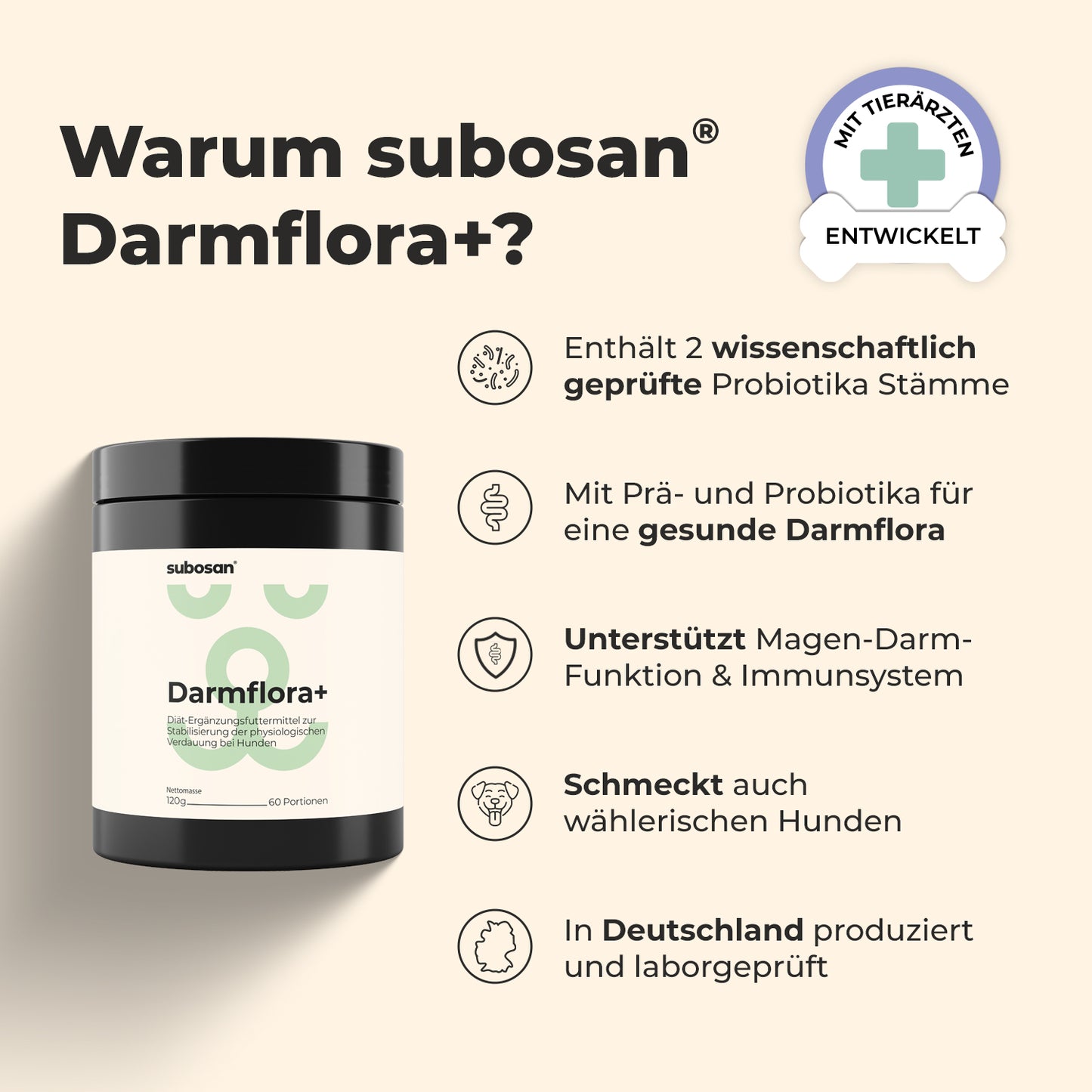 Darmflora+ Probiotika für Hunde