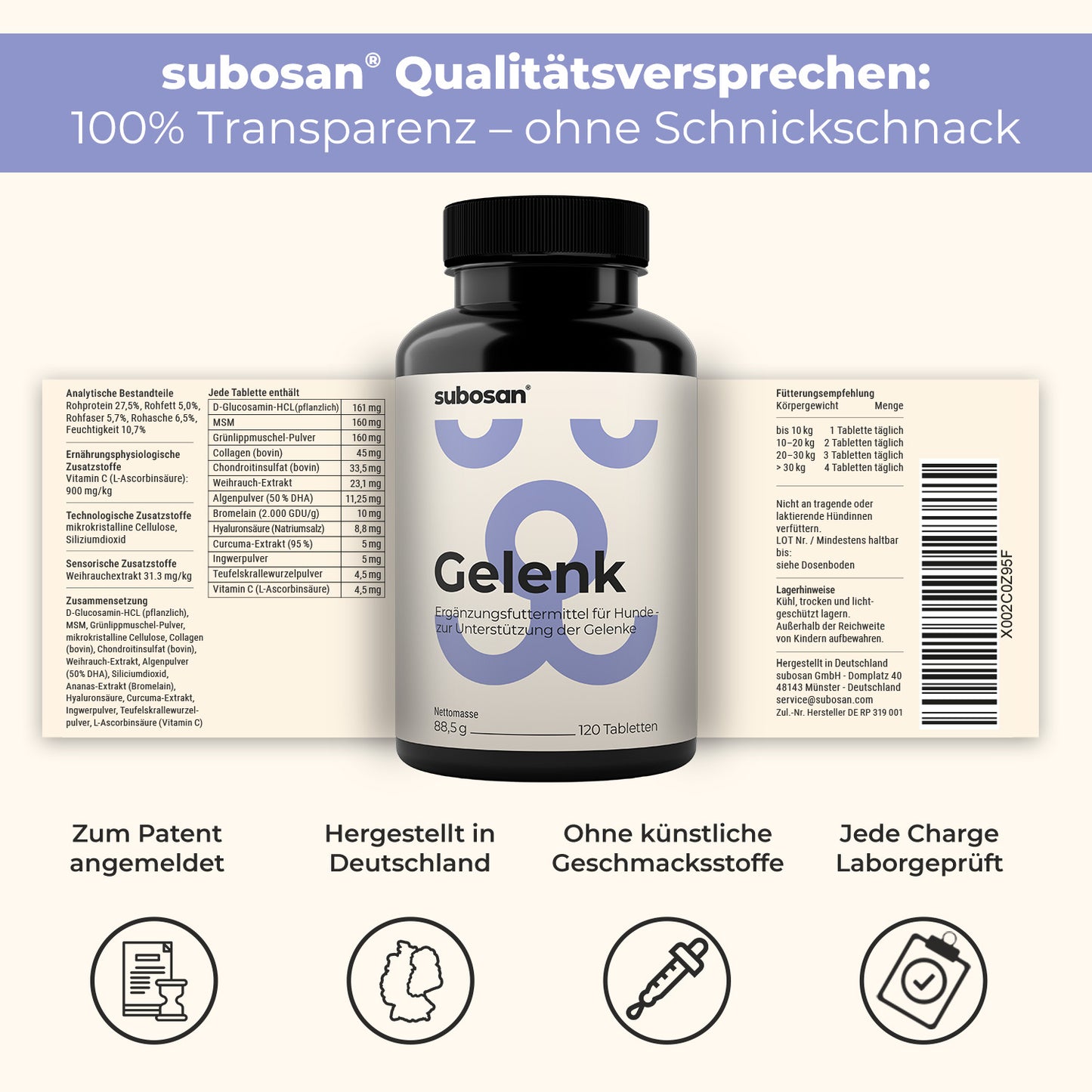 Gelenktabletten